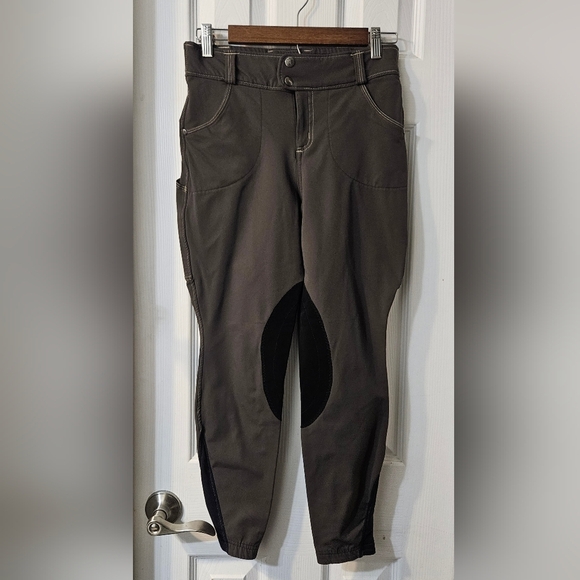 Kerrits Brown Cargo Riding Pants with Reinforced Knees - Picture 1 of 5